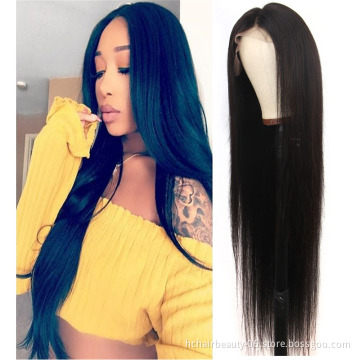 Factory Directly Supply 13X4 13x6 Lace Front Straight 100% Human Hair Wigs for Black Women with Best Price